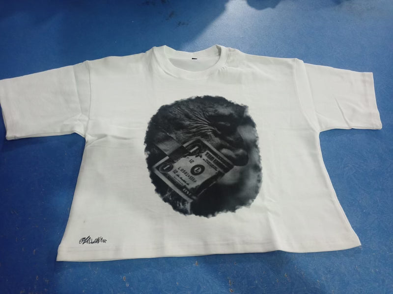"Money Talks" Cropped Tee