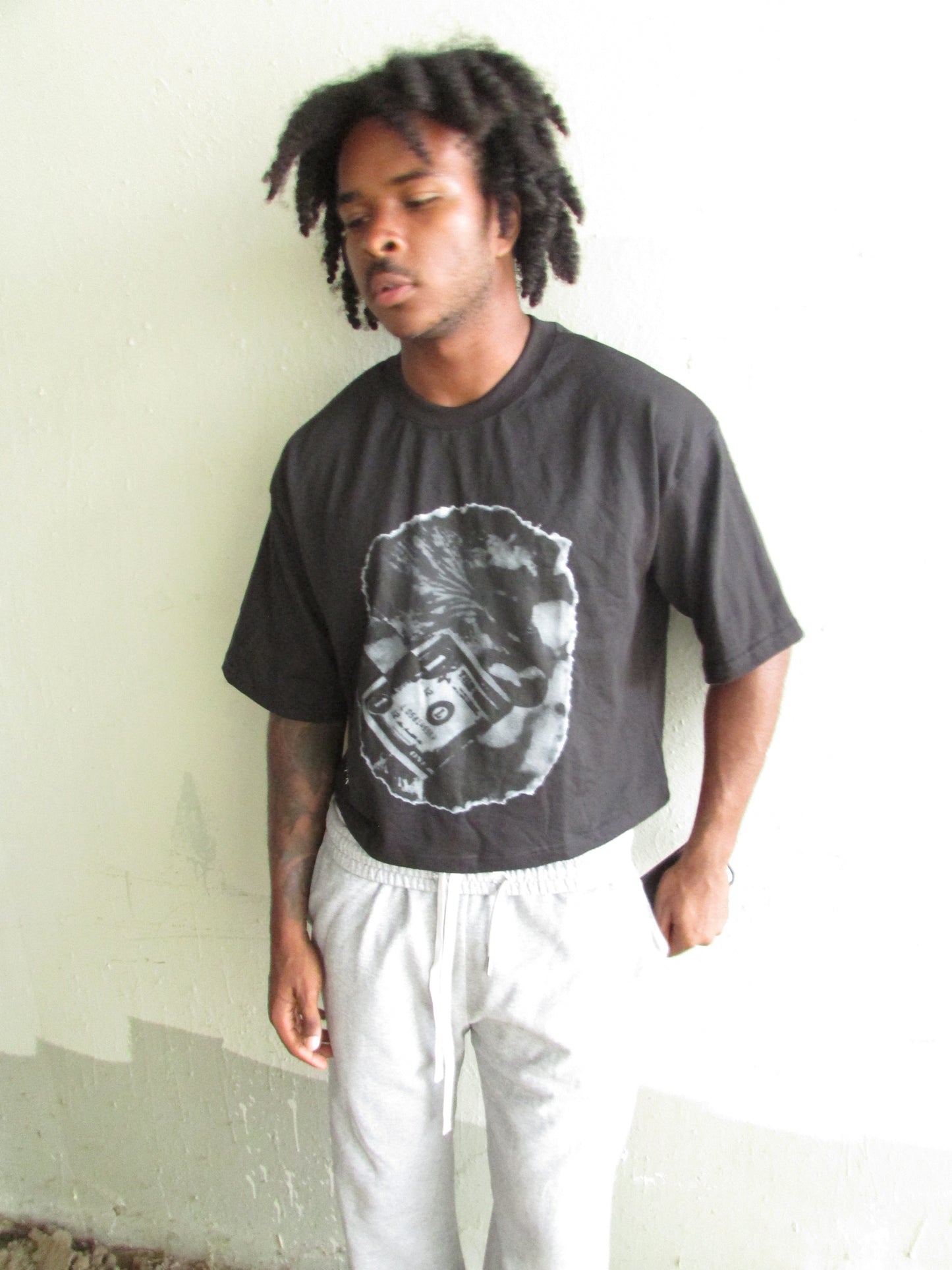 "Money Talks" Cropped Tee