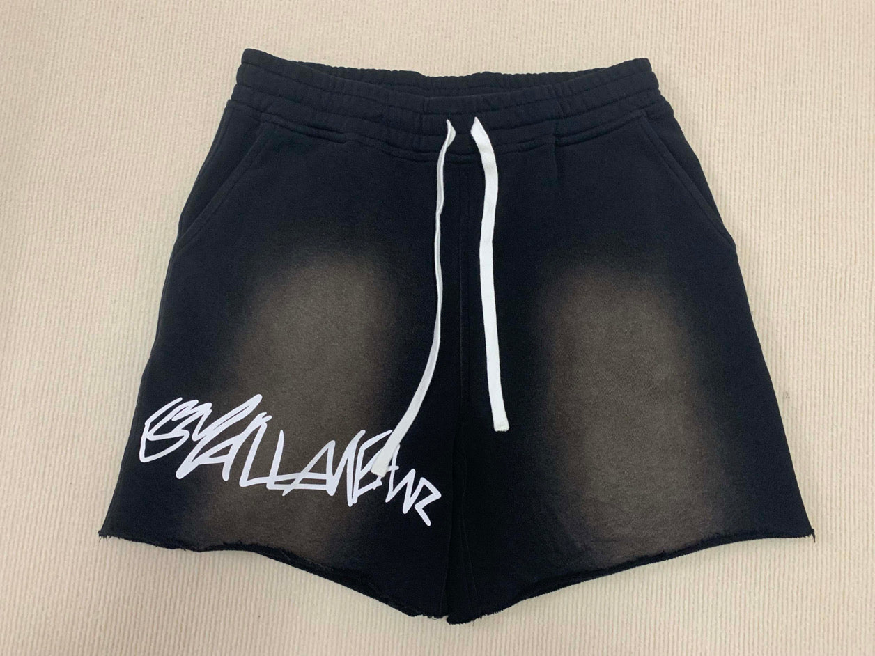 Byallmeanz Acid washed Shorts